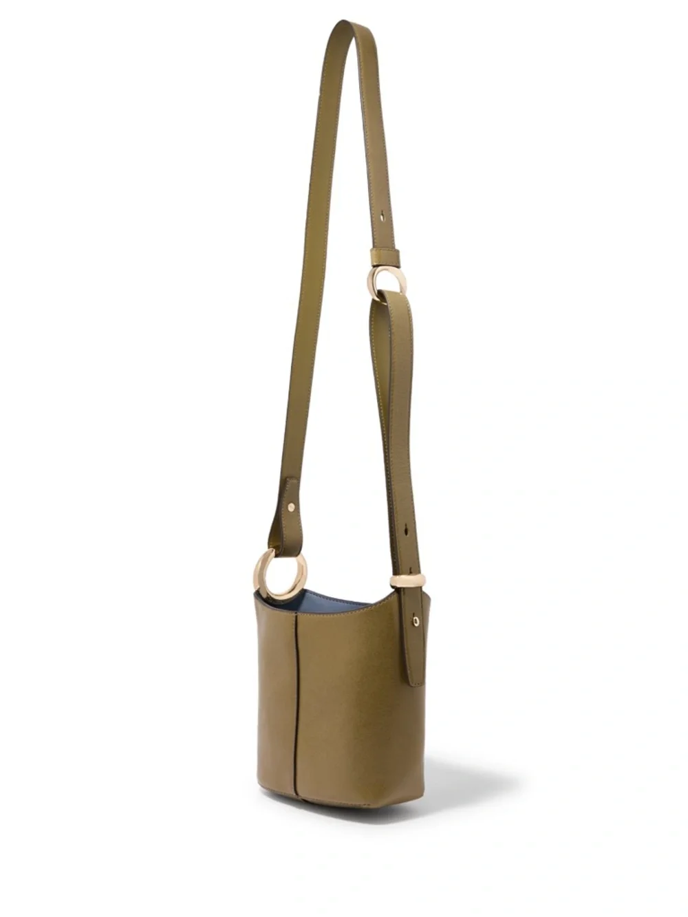NWT KATE SPADE NY Halo Glazed Leather Mini Bucket Bag‎